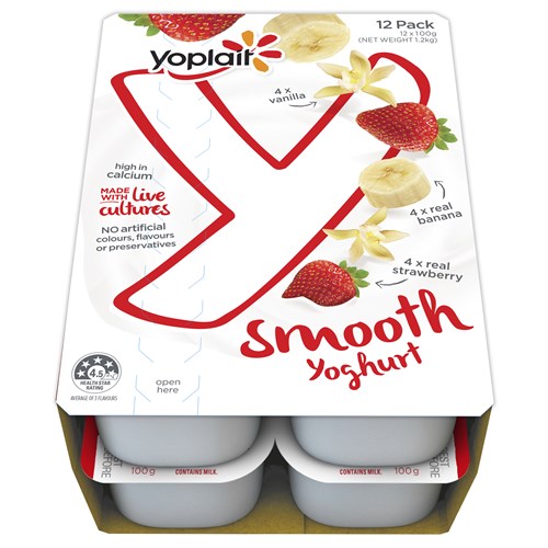 Yoplait Smooth Mix Favourites 12 x 100g